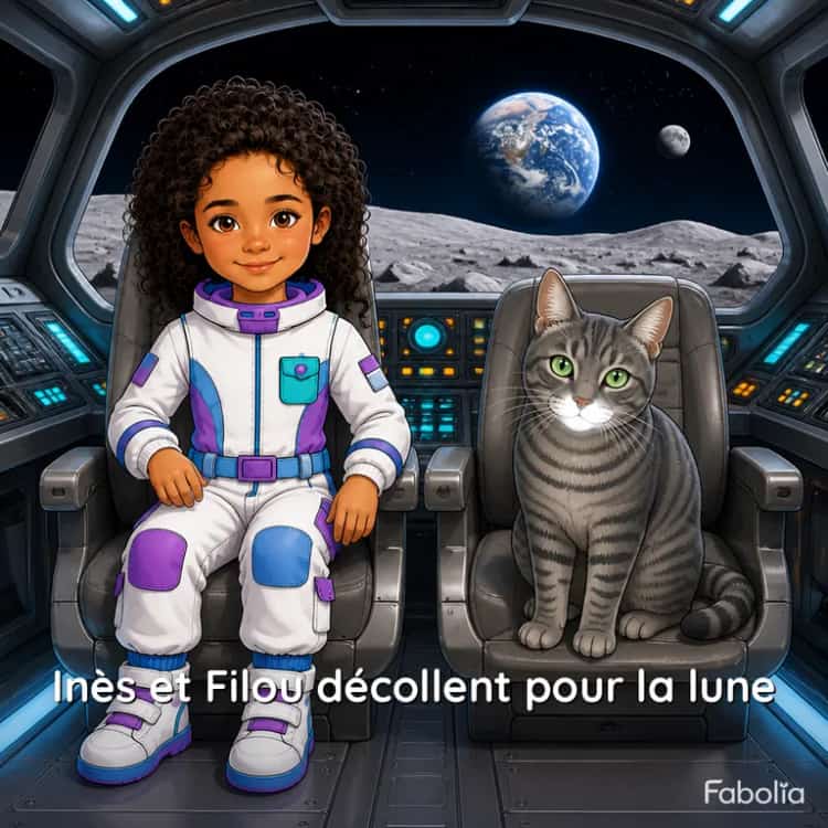 Inès et Filou décollent pour la Lune