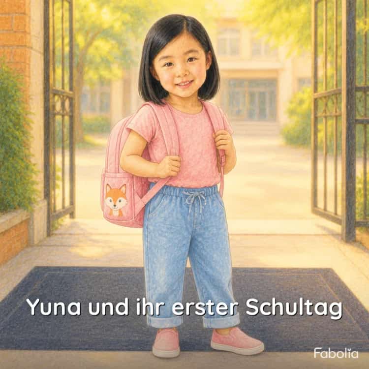 Yuna und ihr erster Schultag