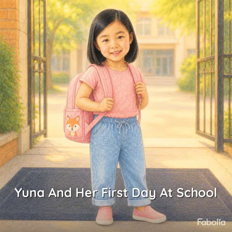 Yuna and Her First Day at School