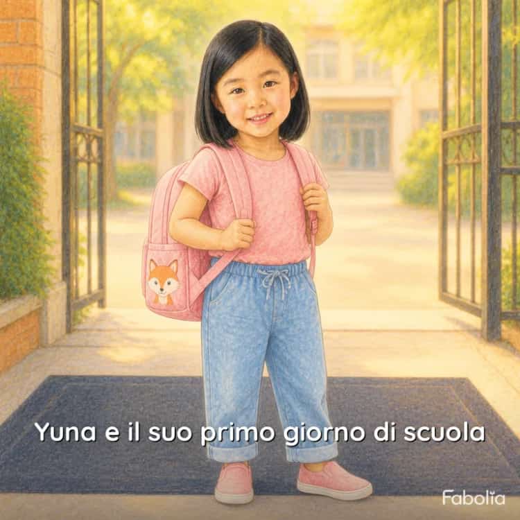 Yuna e il suo primo giorno di scuola