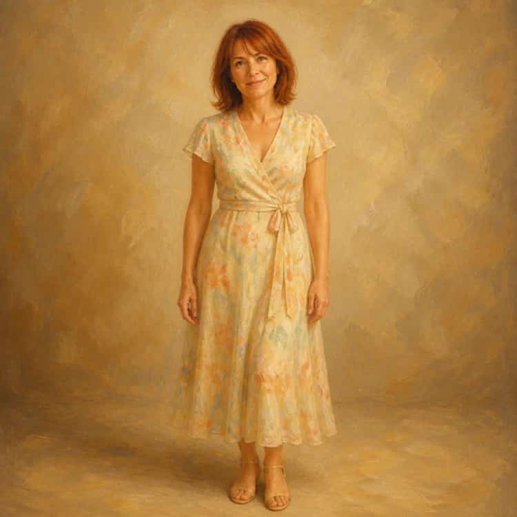 Portrait illustré de Suzanne, tel qu'il apparaît dans le livre